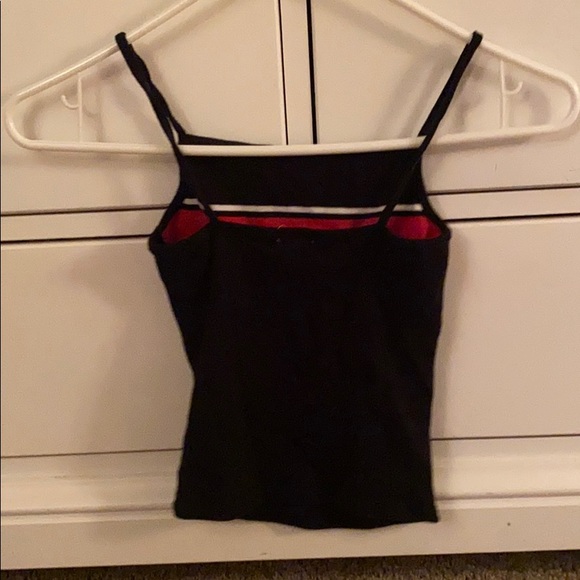 Garage black white and red striped tank - Picture 2 of 2